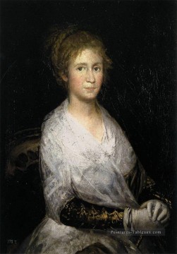 portrait Tableau Peinture - Portrait de Josefa Bayeu ou Leocadia Weiss Francisco Goya